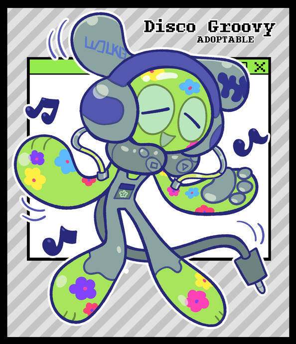 DISCO GROOVY Full Body Artwork
