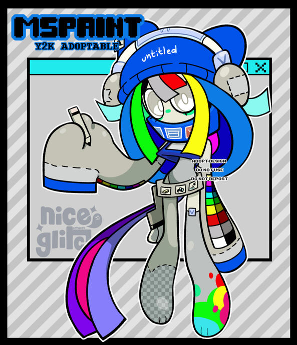 MSPAINT Full Body Artwork